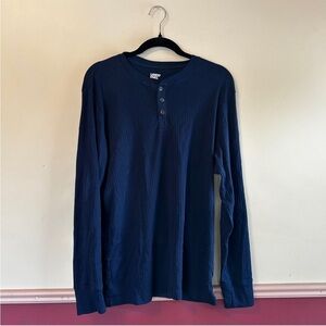Lands' End Dark Blue Long Sleeve